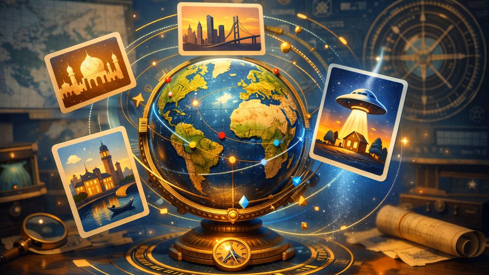 Как хорошо ты знаешь города и страны? Найди лишний город